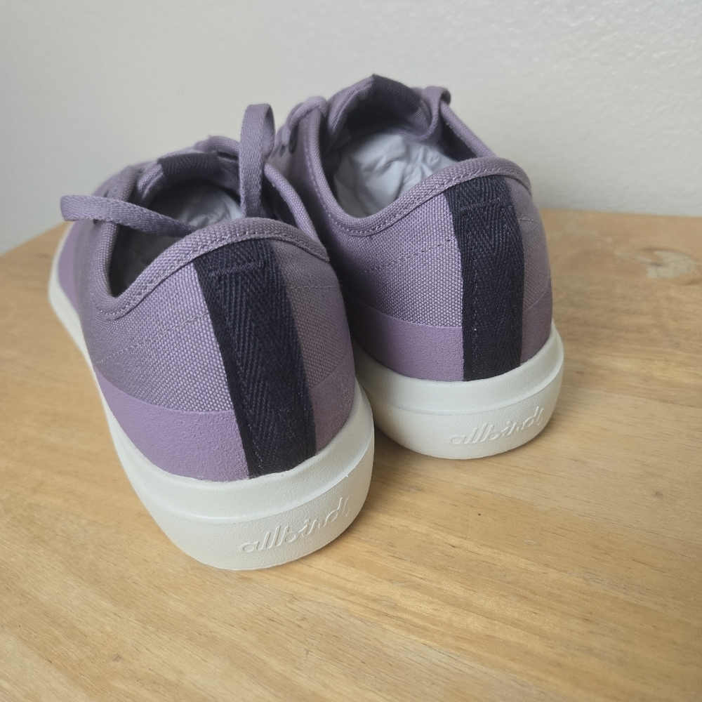 Allbirds Men's Canvas Piper Size 11.5 M Sneakers‎ Rugged Purple Upper White Sole - Picture 8 of 11